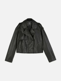 MULHER Primark Casacos E Blusões^Gabardina Curta Imitação Pele