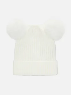 Primark Chapéus E Luvas^Gorro Malha Pompom