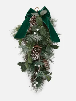 Primark Flores E Plantas Artificiais^Grinalda Natal Laço