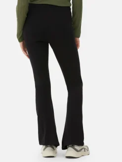 MULHER Primark Calças E Leggings^Leggings Boca Sino Cintura Subida Malha