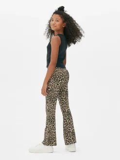 Primark Calças E Leggings^Leggings Boca Sino Leopardo