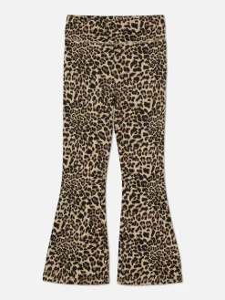 Primark Calças E Leggings^Leggings Boca Sino Leopardo
