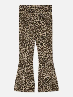 Primark Calças E Leggings^Leggings Boca Sino Leopardo