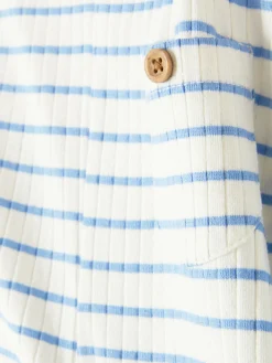 Primark Calças E Leggings^Leggings Boca-de-sino Caneladas Riscas