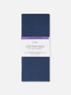 Primark Lençóis E Fronhas^Lençol Ajustável Tamanho Super King Rico Algodão