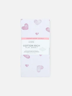 Primark Lençóis E Fronhas^Lençol Cima Casal Corações