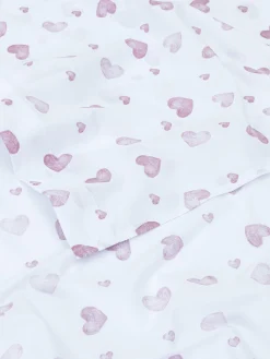 Primark Lençóis E Fronhas^Lençol Cima Tamanho King Corações