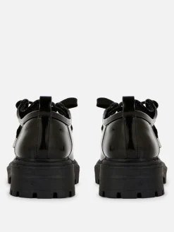 MULHER Primark Sapatos Rasos|Agasalhos Inverno^Loafers Atacadores Sola Grossa Rita Ora