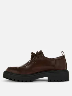 MULHER Primark Sapatos Rasos|Agasalhos Inverno^Loafers Atacadores Sola Grossa Rita Ora