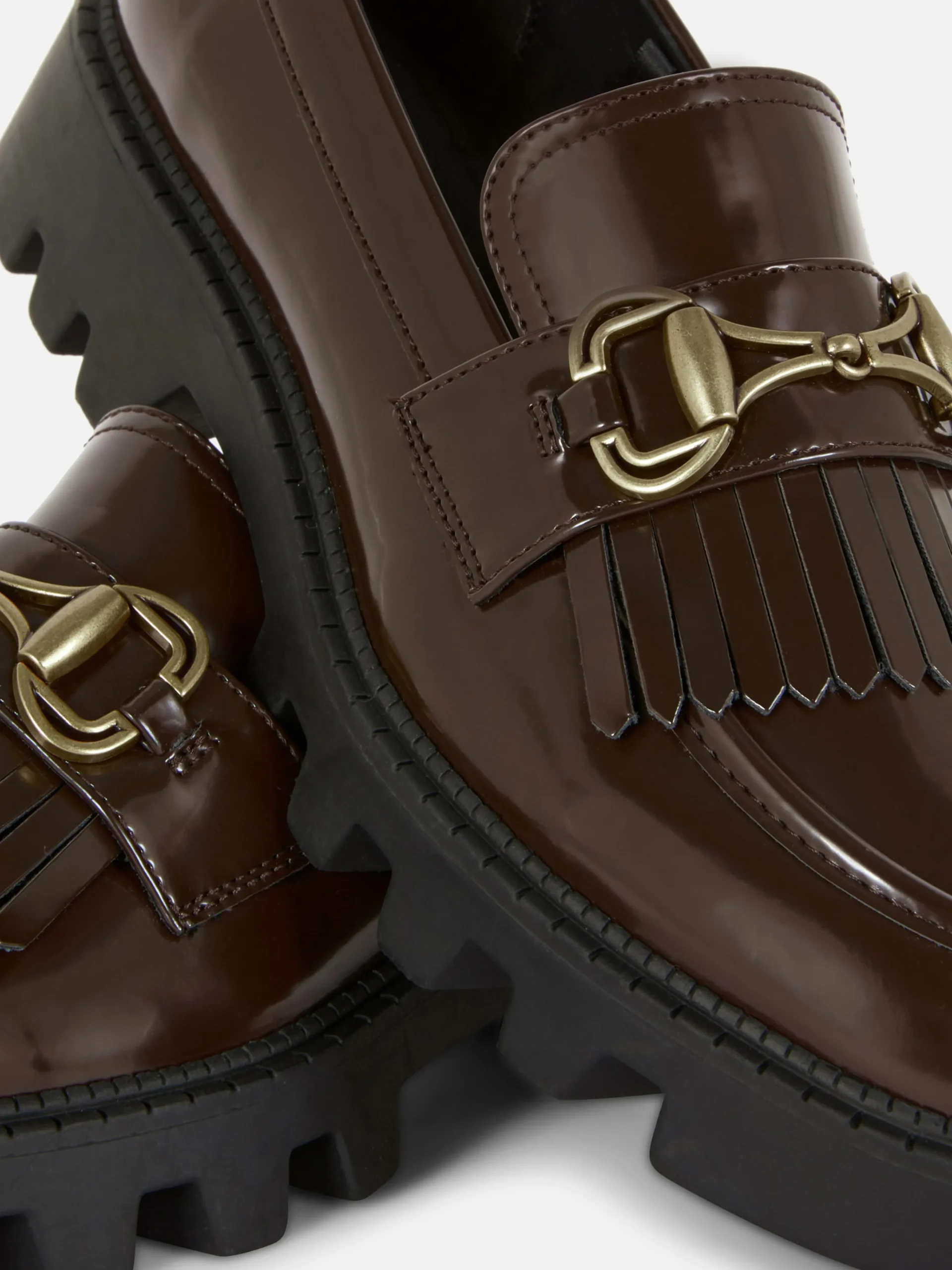 MULHER Primark Sapatos Rasos^Loafers Escoceses Sola Grossa Rita Ora