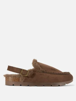 MULHER Primark Chinelos E Pantufas|Chinelos E Pantufas^Loafers Fecho Atrás Imitação Camurça Rita Ora
