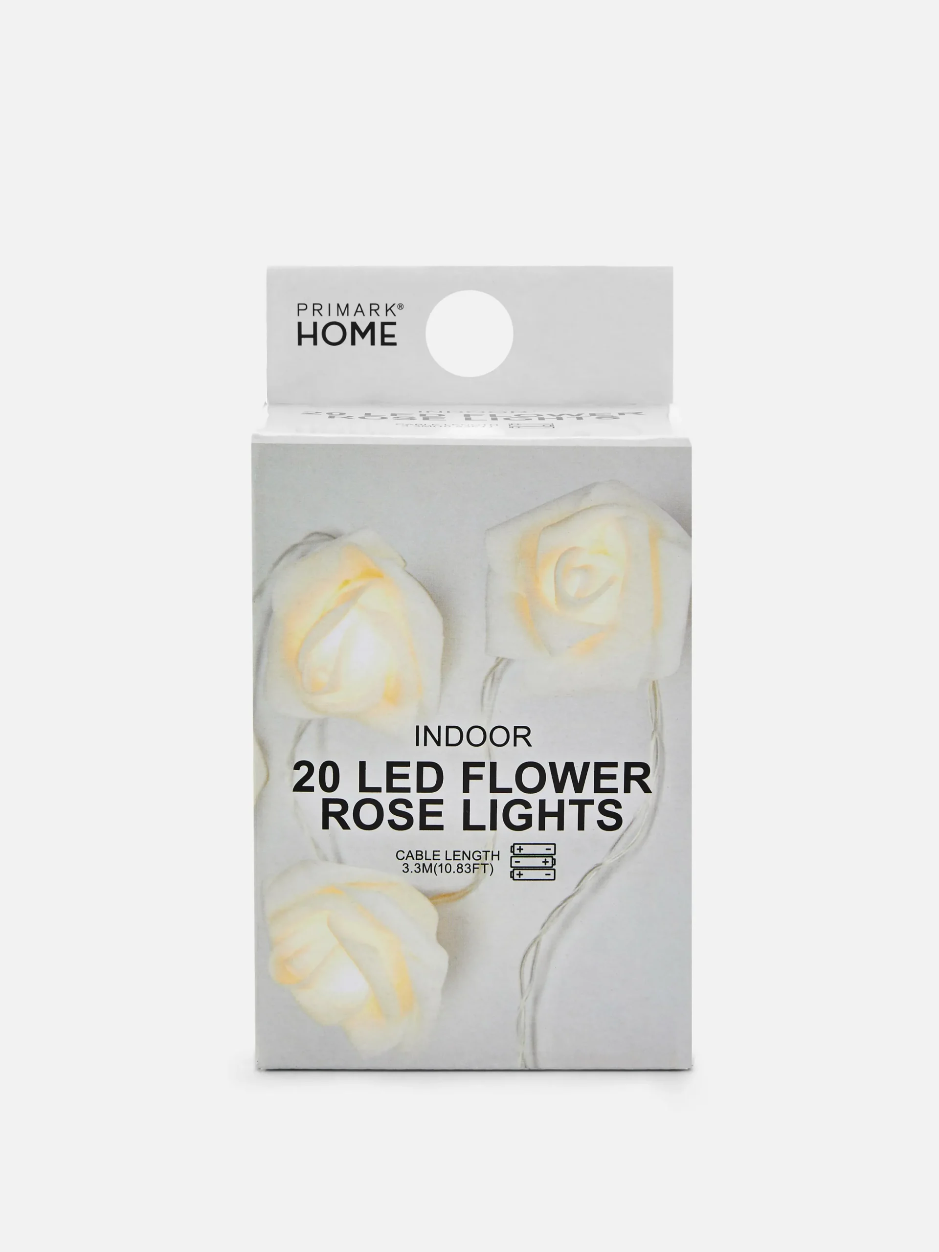 Primark Iluminação^Luzes Decorativas Rosa LED