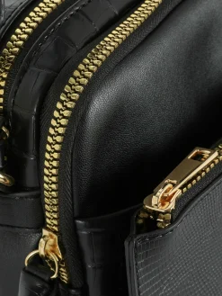 MULHER Primark Malas E Carteiras^Mala Câmara Fecho Duplo Imitação Crocodilo