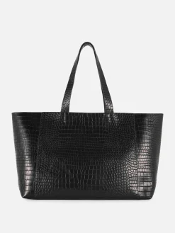 MULHER Primark Malas E Carteiras^Mala Shopper Efeito Crocodilo Extra Grande