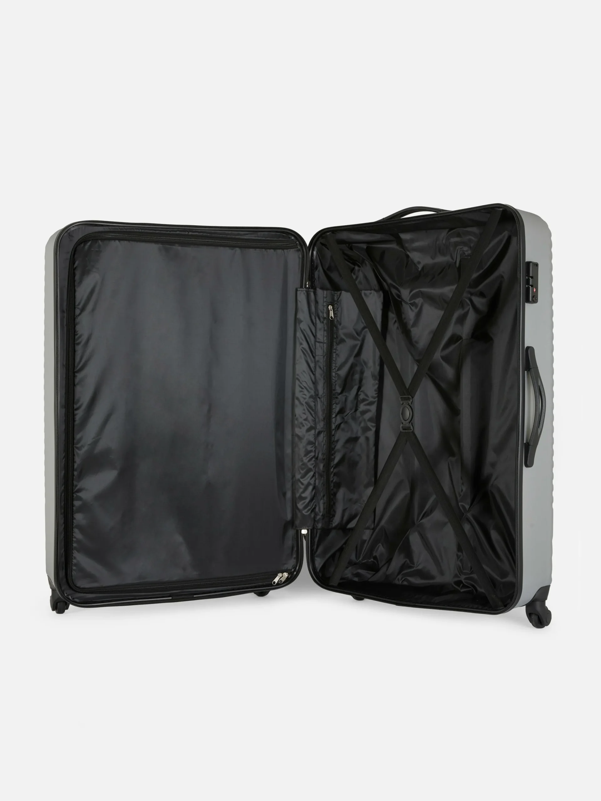 Primark Malas De Viagem E Bagagem^Mala Viagem Rígida Estriada 4 Rodas