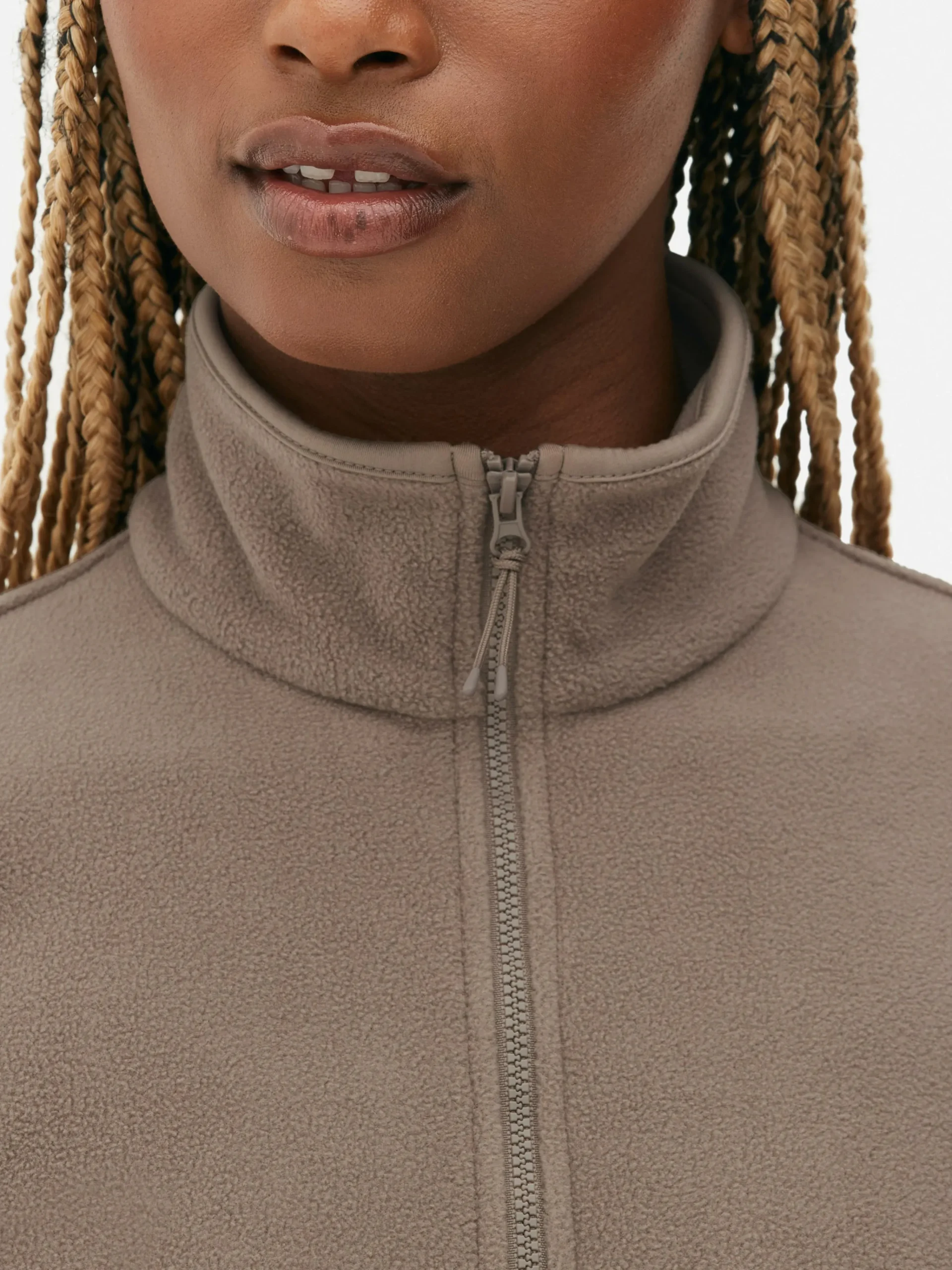 MULHER Primark Camisolas E Casacos De Malha^Malha Polar Meio-fecho