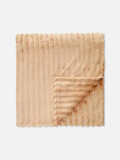 Primark Cobertores E Mantas^Manta Felpuda Canelada Supersuave