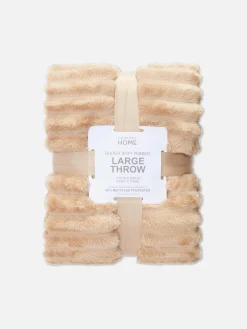 Primark Cobertores E Mantas^Manta Felpuda Canelada Supersuave