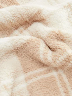 Primark Cobertores E Mantas^Manta Malha Polar Padrão Xadrez