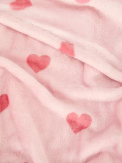 Primark Cobertores E Mantas^Manta Padrão Corações Toque Suave