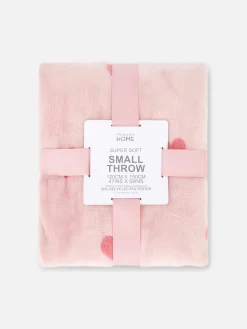 Primark Cobertores E Mantas^Manta Padrão Corações Toque Suave