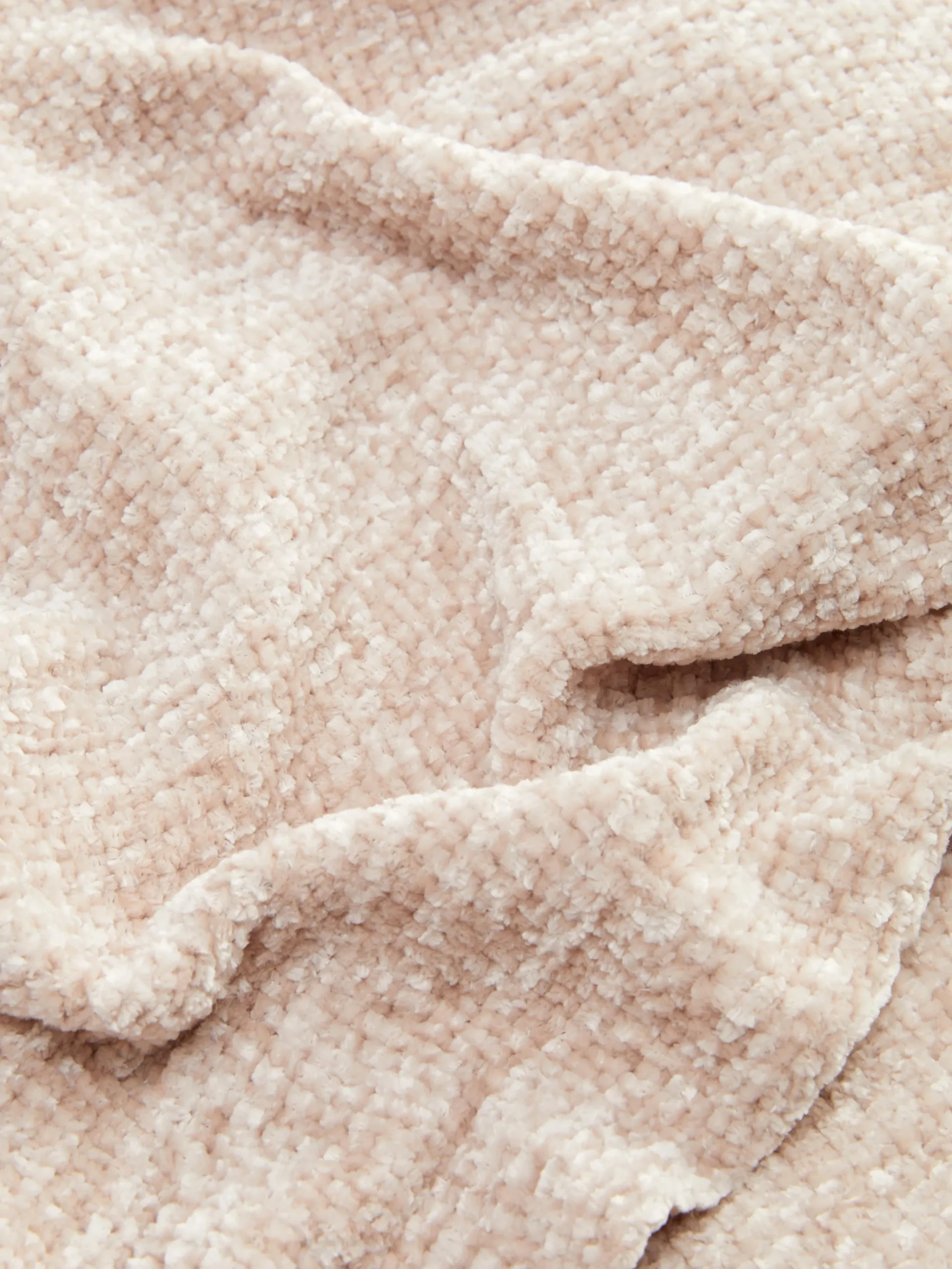 Primark Cobertores E Mantas^Manta Pequena Textura Aveludada Franjas