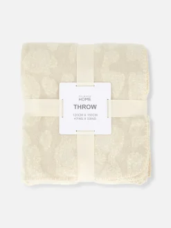 Primark Cobertores E Mantas^Manta Textura Escovada Padrão