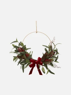 Primark Flores E Plantas Artificiais^Meia Coroa Ramo Oliveira/bagas