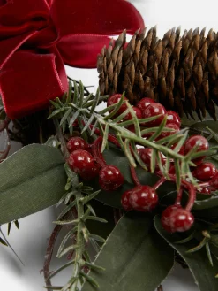 Primark Flores E Plantas Artificiais^Meia Coroa Ramo Oliveira/bagas