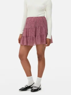 MULHER Primark Saias^Minissaia Camadas Coord. Chiffon