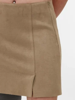 MULHER Primark Saias^Minissaia Imitação Camurça