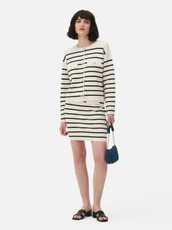 MULHER Primark Saias^Minissaia Malha Riscas Coordenada