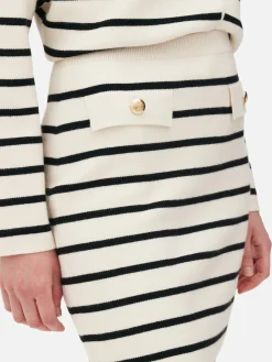 MULHER Primark Saias^Minissaia Malha Riscas Coordenada