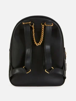 MULHER Primark Malas E Carteiras^Mochila Monograma Disney Mickey Mouse Dourada