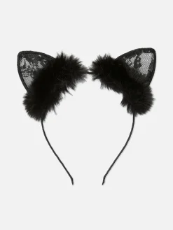 MULHER Primark Acessórios De Cabelo^Orelhas Gato Renda Halloween