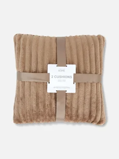 Primark Almofadas Decorativas E Capas^Pack 2 Almofadas Decorativas Caneladas Aconchegantes