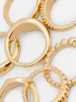 MULHER Primark Bijutaria^Pack 8 Anéis Sortidos