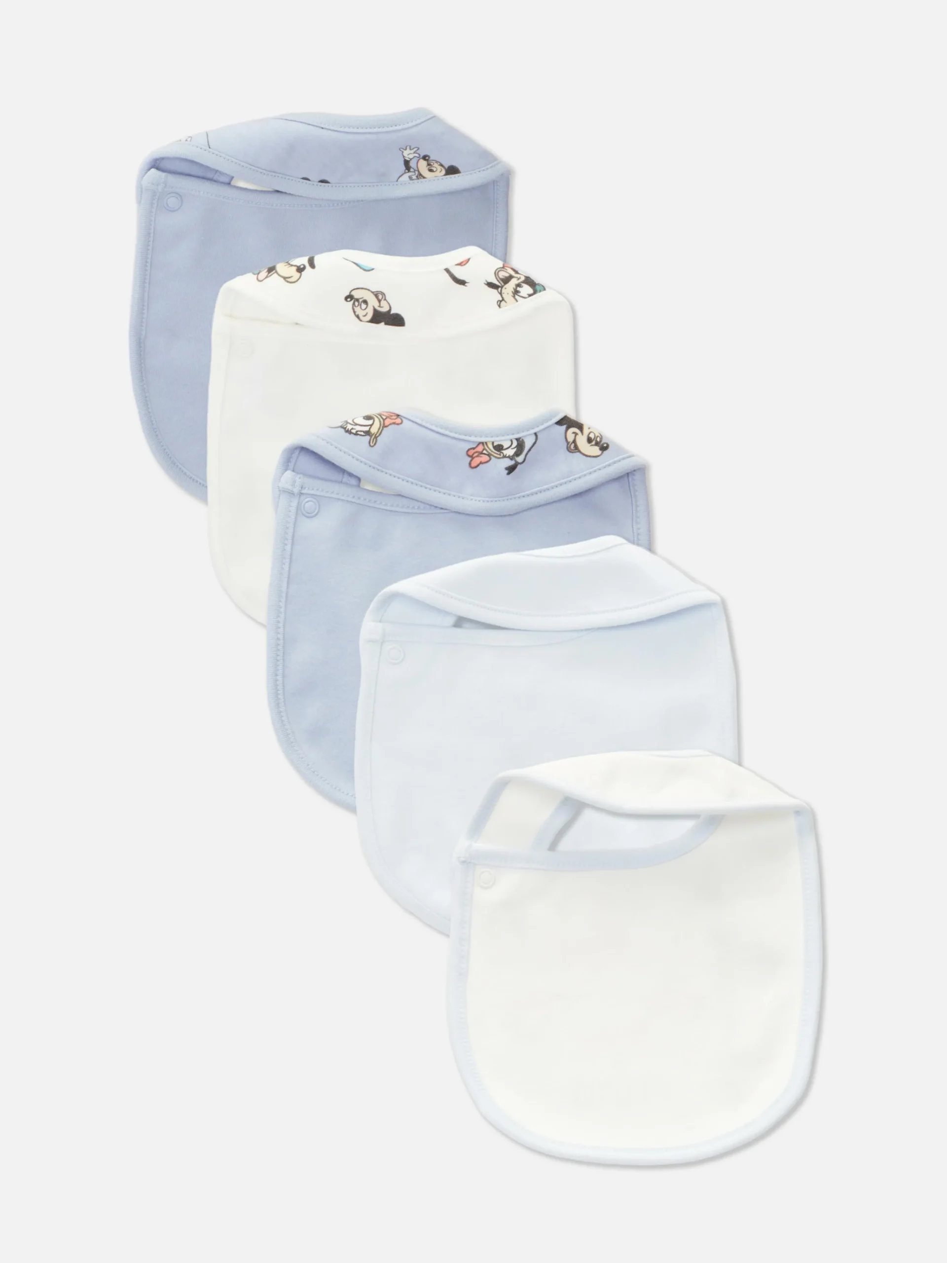 Primark Alimentação E Amamentação^Pack 5 Babetes Disney Mickey Mouse & Friends