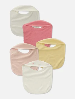 Primark Alimentação E Amamentação^Pack 5 Babetes Tecido Turco