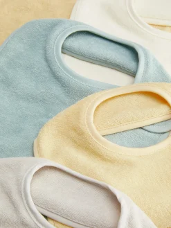 Primark Alimentação E Amamentação^Pack 5 Babetes Tecido Turco Sortidos