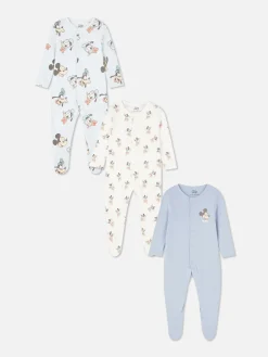 Primark Babygrows E Pijamas^Pack 3 Babygrows Disney Mickey Mouse & Friends