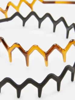 MULHER Primark Acessórios De Cabelo^Pack 2 Bandoletes Ziguezague