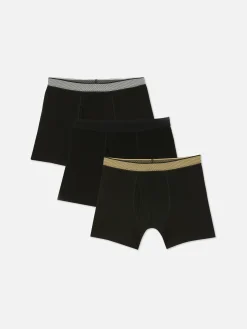 Primark Roupa Interior^Pack 3 Boxers Cós Metalizado