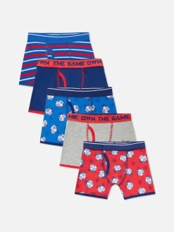 Primark Roupa Interior^Pack 5 Boxers Gráfico Futebol