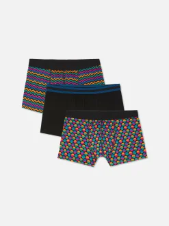 Primark Roupa Interior^Pack 3 Boxers Padrões Geométricos Moda