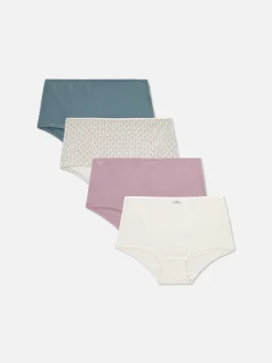 MULHER Primark Cuecas^Pack 4 Boxers Uso Diário