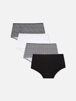 MULHER Primark Cuecas^Pack 4 Boxers Uso Diário