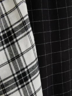 Primark Pijamas^Pack 2 Calças Pijama Xadrez Escovadas