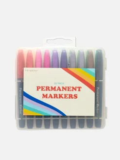 Primark Canetas E Lápis^Pack 20 Canetas Marcadoras Permanentes