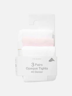 Primark Meias E Collants^Pack 3 Collants Opacos 40 Denier